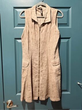 Inizio Italian linen dress Small